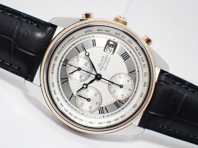 ジラール・ペルゴ GP4900 クロノグラフ 18KPGコンビ 正規品 - 腕時計 
