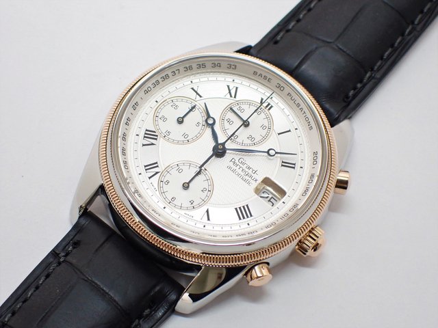 ジラール・ペルゴ GP4900 クロノグラフ 18KPGコンビ 正規品 - 腕時計 