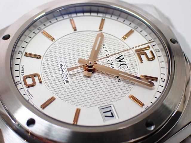 IWC インヂュニア 40MM シルバー シースルーバック IW322801