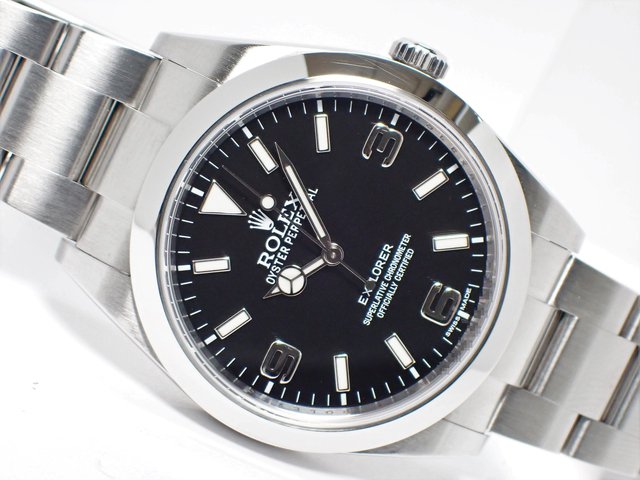 ロレックス エクスプローラーI ブラックアウト Ref.214270 ランダム番 - 腕時計専門店THE-TICKEN(ティッケン) オンラインショップ