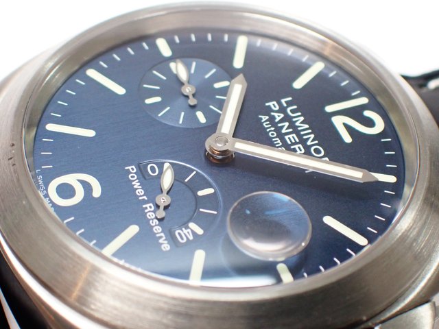 パネライ ルミノール・パワーリザーブ チタン PAM00093 正規品 - 腕時計専門店THE-TICKEN(ティッケン) オンラインショップ