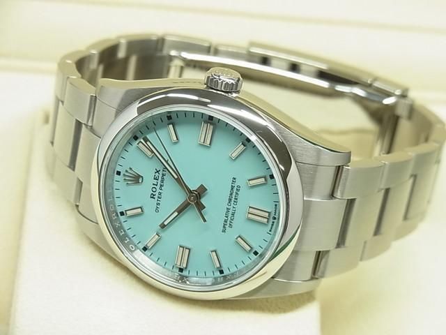 ロレックス オイスターパーペチュアル 36 ターコイズブルー