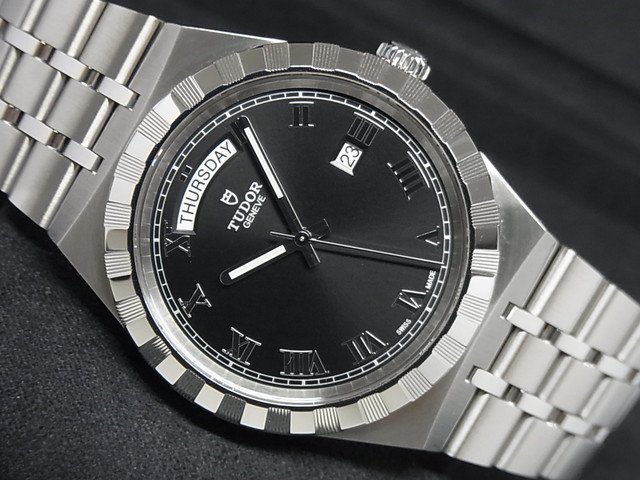 チューダー ロイヤル・デイトデイ ブラックローマン 41MM 28600 - 腕時計専門店THE-TICKEN(ティッケン) オンラインショップ