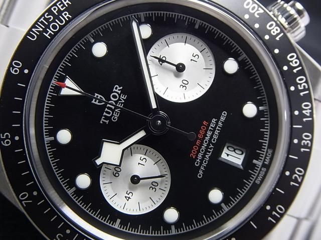 チューダー ブラックベイ・クロノ ブラック×シルバー Ref.79360N