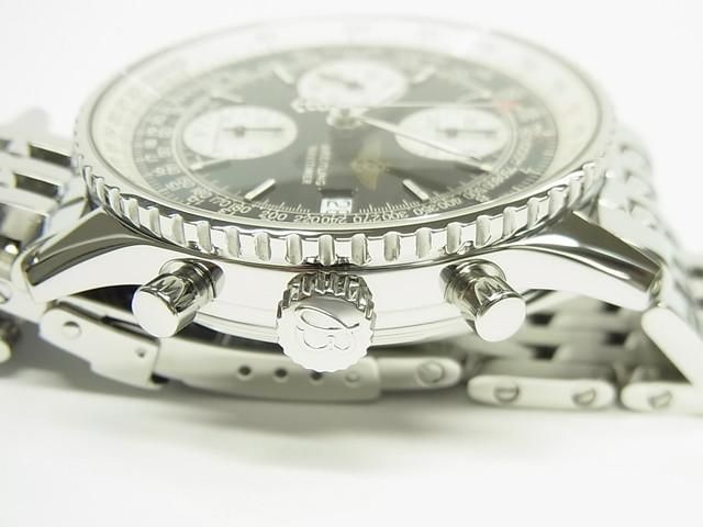 【美品】ブライトリング オールドナビタイマー A13322 黒文字盤 ギャラ付 ブライトリング オールド ナビタイマー A13322 ブラック/シルバー