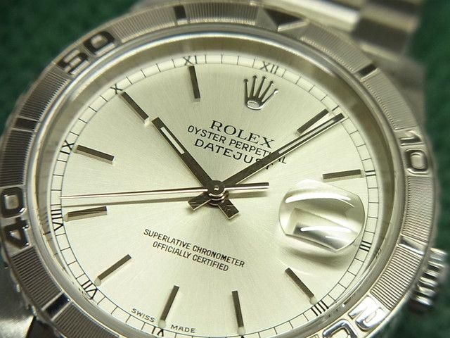 ロレックス デイトジャスト・サンダーバード シルバー 16264 K番 