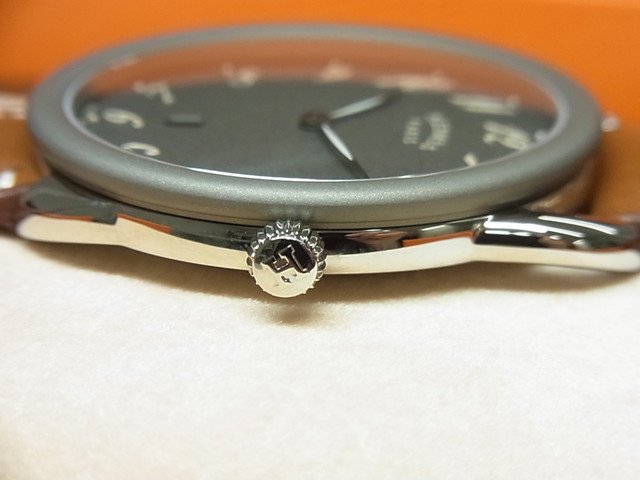 エルメス アルソー 78 グレーダイヤル クオーツ 未使用品 - 腕時計専門