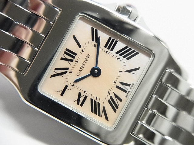 カルティエ サントス・ドゥモワゼル SM ピンクシェル W25075Z5 - 腕時計専門店THE-TICKEN(ティッケン) オンラインショップ