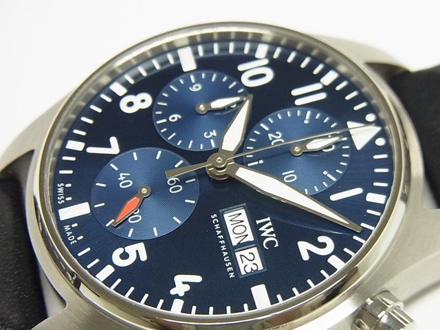 IWC パイロット・ウォッチ・クロノグラフ 41 ブルー IW388101 - 腕時計 