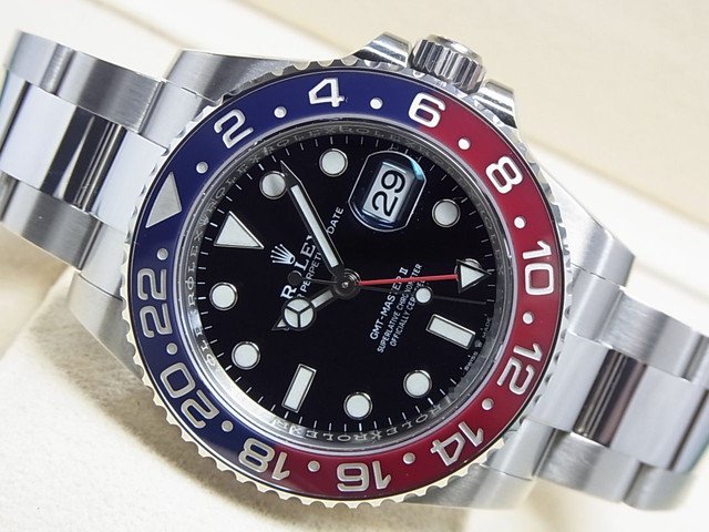 ロレックス GMTマスターⅡ 赤青ベゼル 126710BLRO '22年購入 - 腕時計