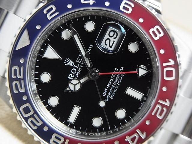 ロレックス GMTマスターⅡ 赤青ベゼル 126710BLRO '22年購入