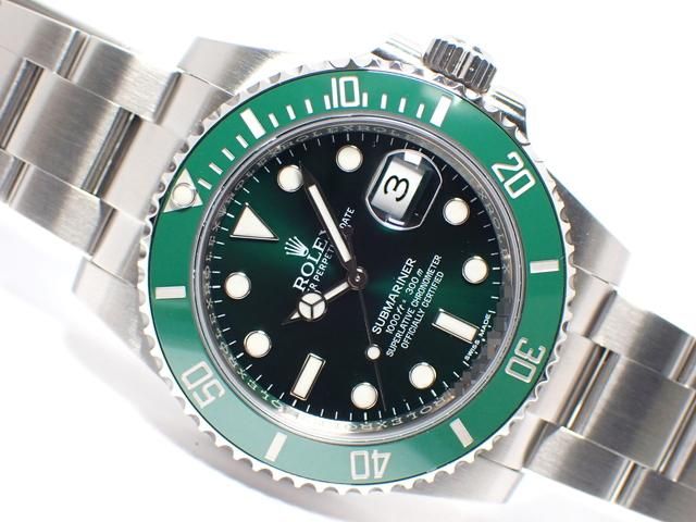 ロレックス グリーンサブ Ref.116610LV - 腕時計専門店THE