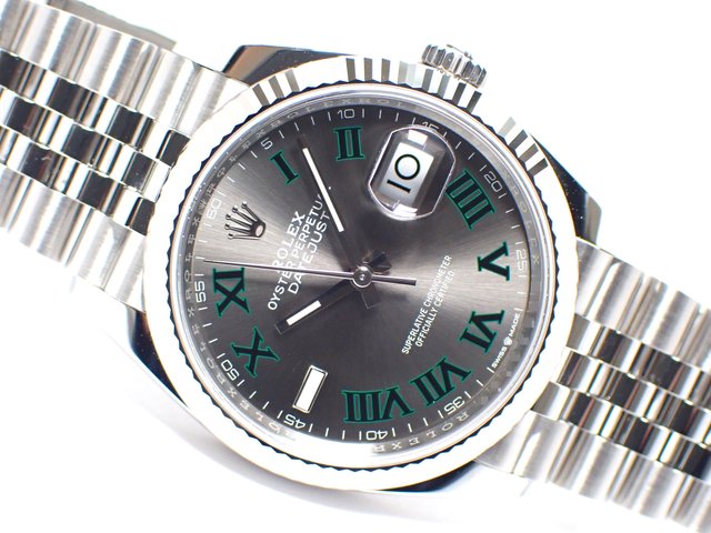 ロレックス デイトジャスト 36 グレーグリーンローマン 126234 '22年 - 腕時計専門店THE-TICKEN(ティッケン) オンラインショップ