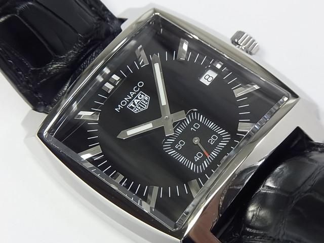 タグ・ホイヤー モナコ クォーツ 37MM ブラック 正規品 WAW131A