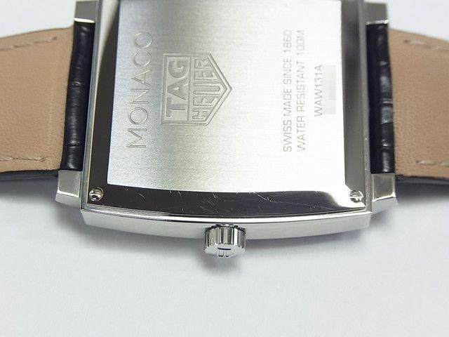 タグ・ホイヤー モナコ クォーツ 37MM ブラック 正規品 WAW131A