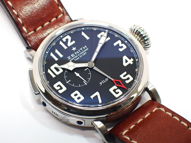 ゼニス パイロット アエロネフ タイプ20 GMT 正規品 - 腕時計専門店THE ...
