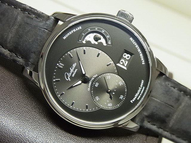 グラスヒュッテ・オリジナル パノマティックルナ グレー メーカーOH済み - 腕時計専門店THE-TICKEN(ティッケン) オンラインショップ