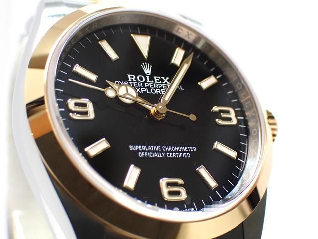 ロレックス エクスプローラーI コンビ SS×YG 124273 '22年