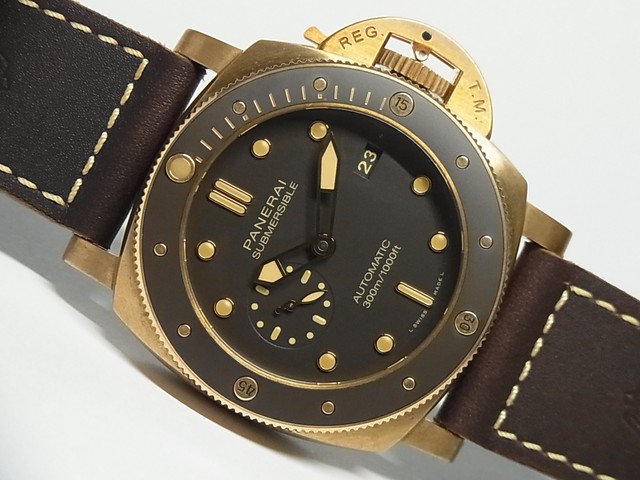 パネライ サブマーシブル・ブロンゾ 47MM PAM00968 正規品 - 腕時計
