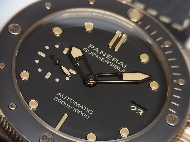 パネライ サブマーシブル・ブロンゾ 47MM PAM00968 正規品 - 腕時計