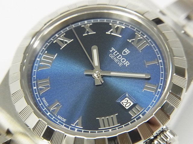 チューダー　ロイヤル　28MM　ブルーローマン　Ref.28300　レディースモデル - 腕時計専門店THE-TICKEN(ティッケン)  オンラインショップ