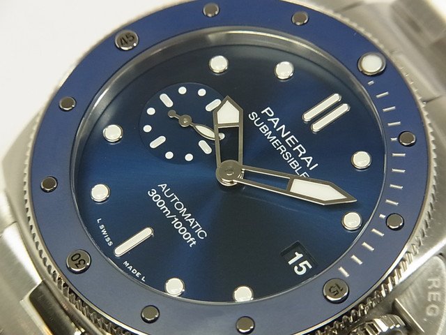 パネライ サブマーシブル ブルーノッテ 42MM PAM02068 未使用 - 腕時計専門店THE-TICKEN(ティッケン) オンラインショップ