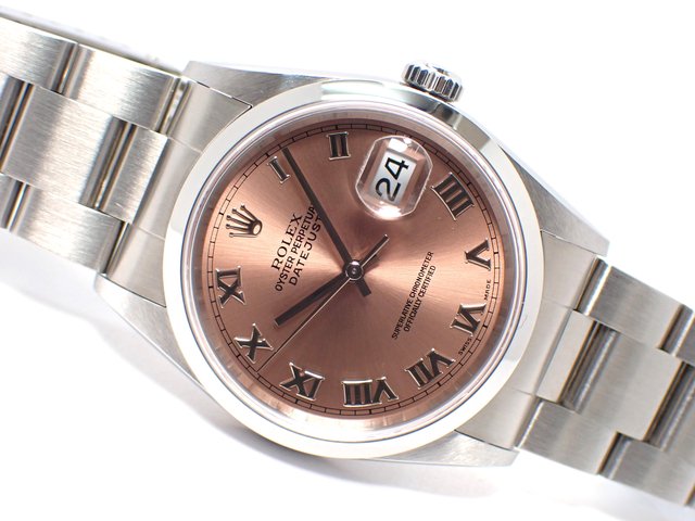 ロレックス デイトジャスト ピンクローマン 16200 A番 - 腕時計専門店 