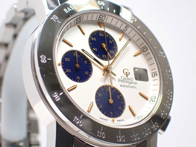 ジラール・ペルゴ GP7000・クロノグラフ シルバー - 腕時計専門店 ...