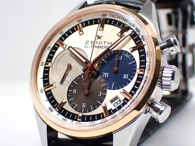 ゼニス クロノマスター エル・プリメロ 38MM SS×RG 正規品 - 腕時計 