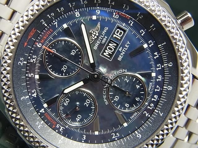 お値下げ　BREITLING ベントレーマザーオブパール