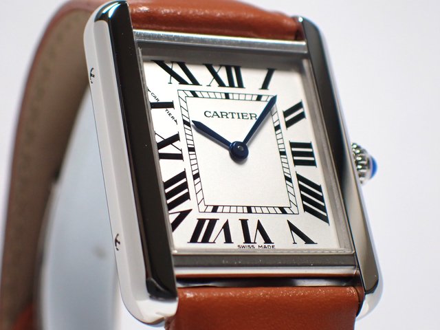 カルティエ タンクソロ SM クォーツ 18年購入 WSTA0030 - 腕時計専門店