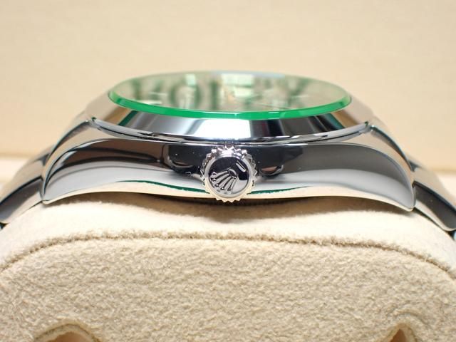 ロレックス ミルガウス グリーンガラス Zブルー Ref.116400GV