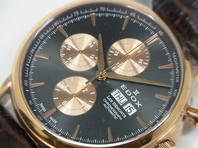 エドックス レ・ベモン クロノグラフ 01120-37R-GIR 正規品 - 腕時計 ...