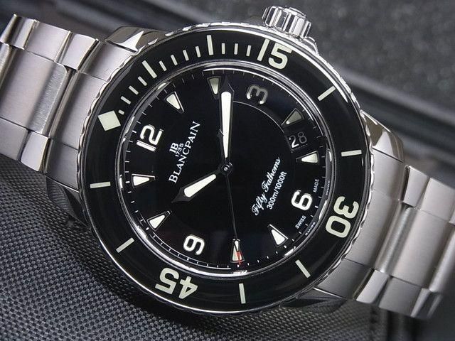 フィトンチッド ブランパン フィフティ ファゾムス オートマティック ブレスレット