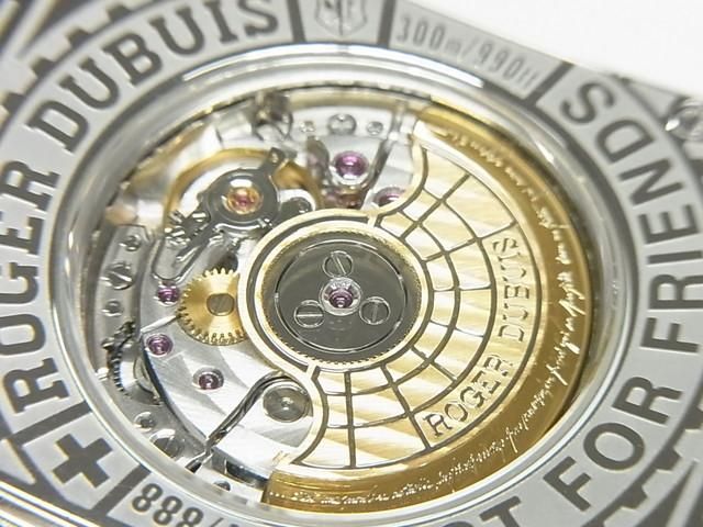 ロジェ・デュブイ シーモア ブラックダイヤル メーカーOH済み