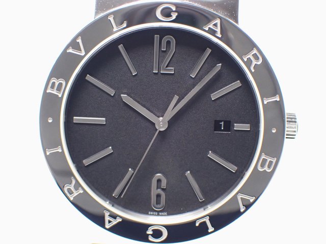 ブルガリ　ブルガリ・ブルガリ　ソロテンポ　黒　41MM　正規品 - 腕時計専門店THE-TICKEN(ティッケン) オンラインショップ