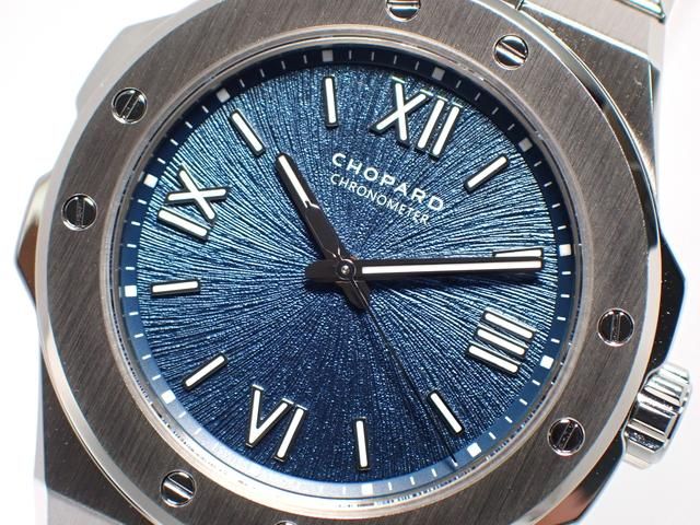ショパール アルパインイーグル 36 ブルー REF. 298601-3001 - 腕時計 