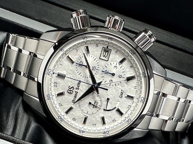 グランドセイコー スプリングドライブ クロノグラフ 15周年記念限定モデル スポーツコレクション Ref.SBGC247 品 メンズ 腕時計