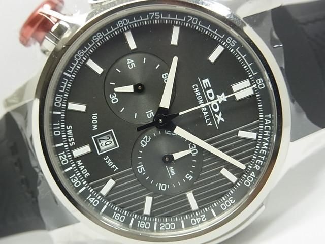 EDOX 【中古】エドックス クロノラリー クロノグラフ メンズ