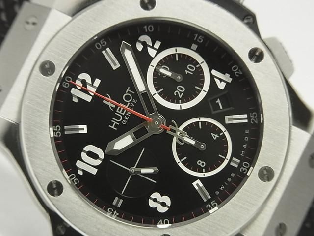 ウブロ ビッグバン クロノグラフ ステンレスベゼル ブラック