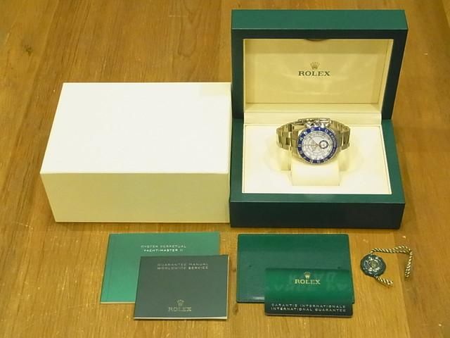 ロレックス ヨットマスターII Ref.116680 '20年購入 新ギャラ 未