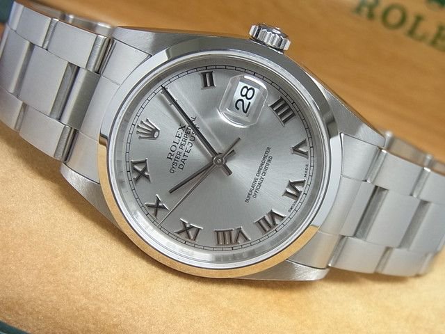ロレックス デイトジャスト グレーローマン 16200 P番 - 腕時計専門店THE-TICKEN(ティッケン) オンラインショップ