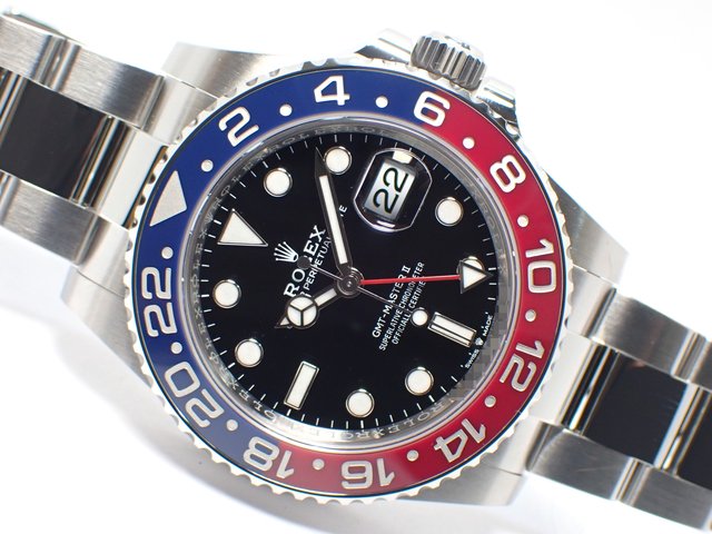 ロレックス GMTマスターII 赤青ベゼル 126710BLRO '22年購入 - 腕時計