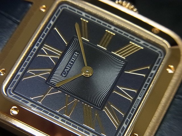 カルティエ　サントス デュモン LM　18KYG　ブルーダイヤル　WGSA0077 - 腕時計専門店THE-TICKEN(ティッケン)  オンラインショップ