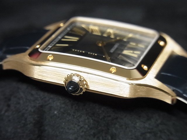 カルティエ　サントス デュモン LM　18KYG　ブルーダイヤル　WGSA0077 - 腕時計専門店THE-TICKEN(ティッケン)  オンラインショップ