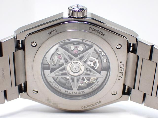 ゼニス デファイ クラシック チタンブレス 95.9000.670/78.M9000