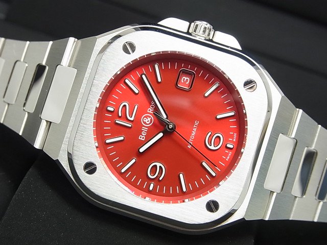 ベル＆ロス Bell & Ross BR05A-R-ST/SST レッド メンズ 腕時計