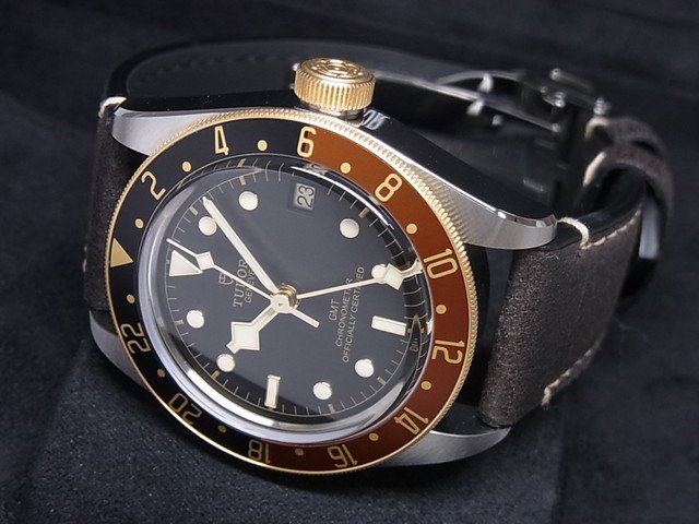 チューダー　ブラック・ベイ GMT S&G　79833MN　革ベルト仕様 - 腕時計専門店THE-TICKEN(ティッケン) オンラインショップ