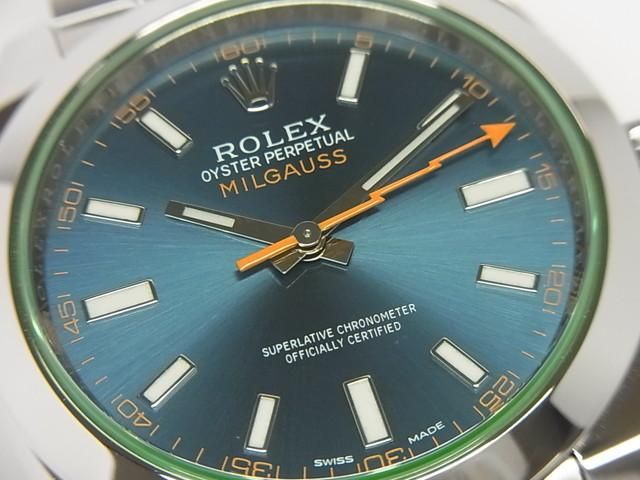 【新品】ロレックス ミルガウスタイプ ロレックス ミルガウス 新作Zブルーダイヤル - 腕時計専門店THE