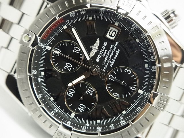 ブライトリング クロノマット・エボリューション ブラックローマン 正規品 A156B98PA(A13356) -  腕時計専門店THE-TICKEN(ティッケン) オンラインショップ